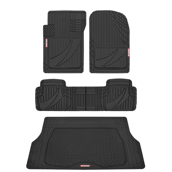 Motor Trend FlexTough All-Weather Car Floor Mats & Cargo Liner