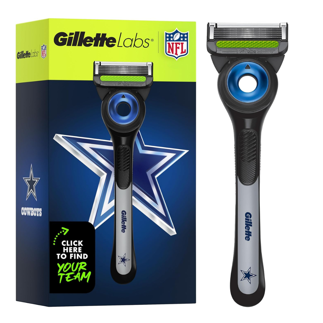 Gillette Labs Special NFL Cowboys Edition Shaving Razor