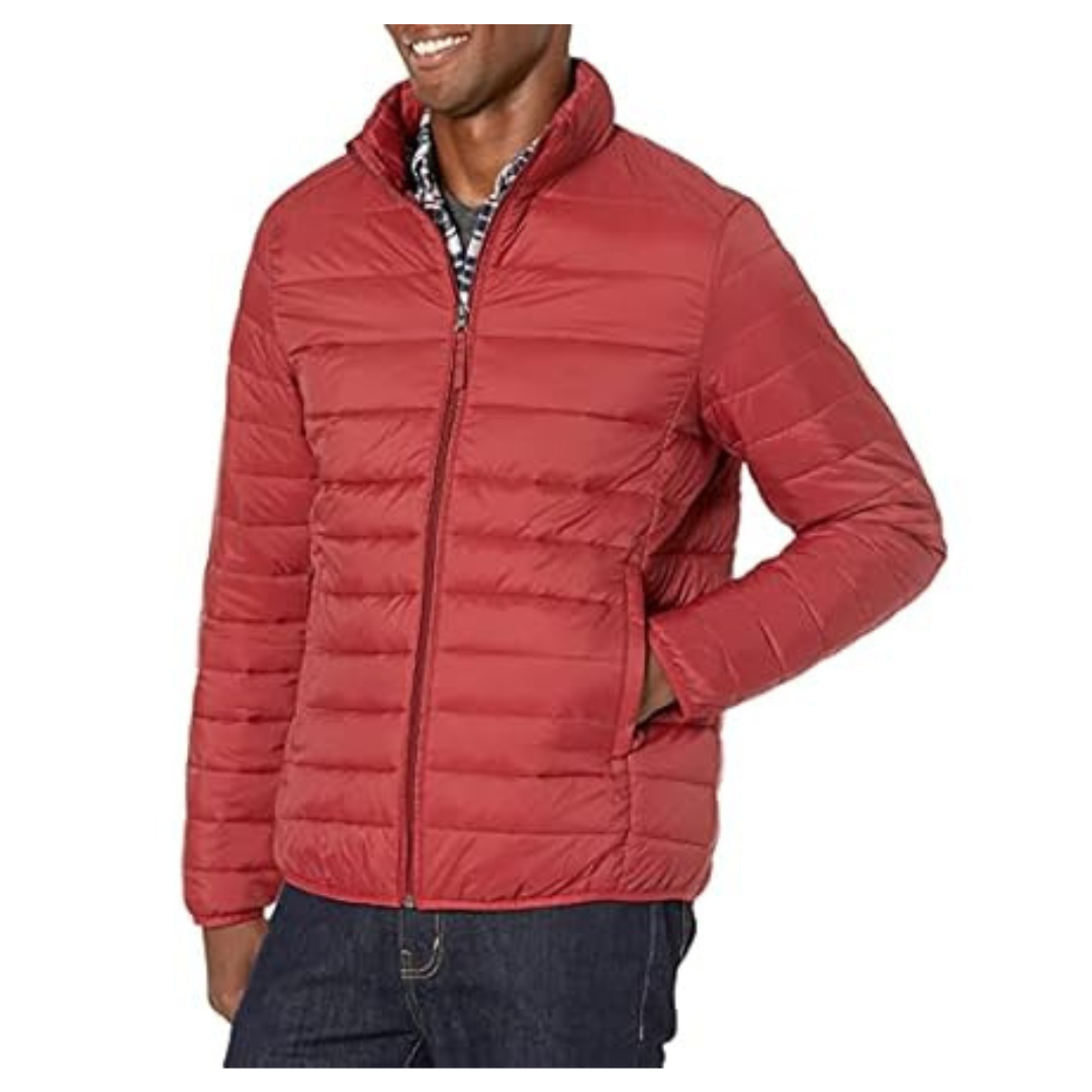 Amazon Essentials Men's Packable Puffer Jacket
