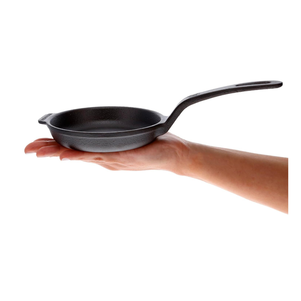 4" Victoria Pre-Seasoned Cast Iron Skillet With Long Handle