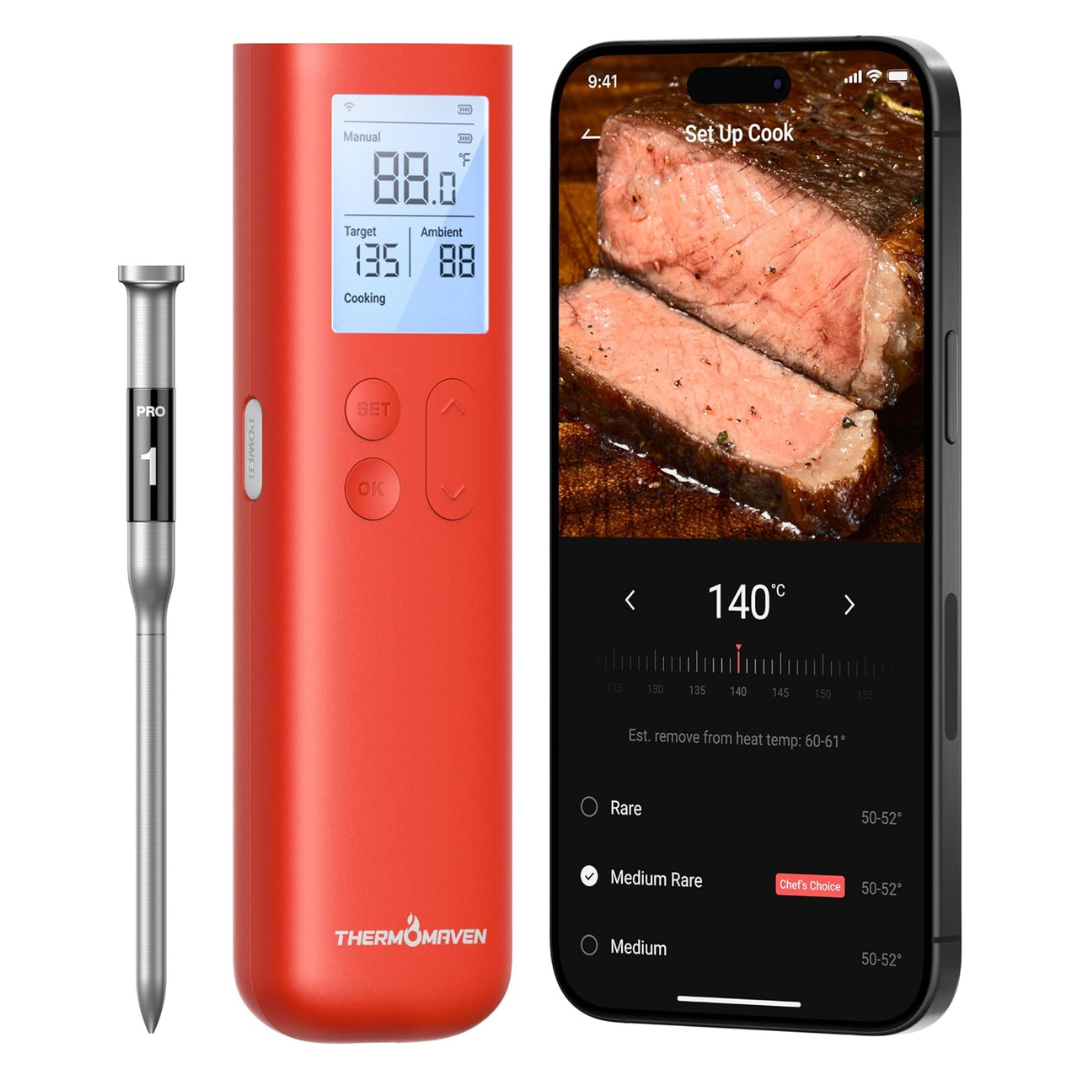 ThermoMaven G1 Smart Bluetooth Food Thermometer With WiFi