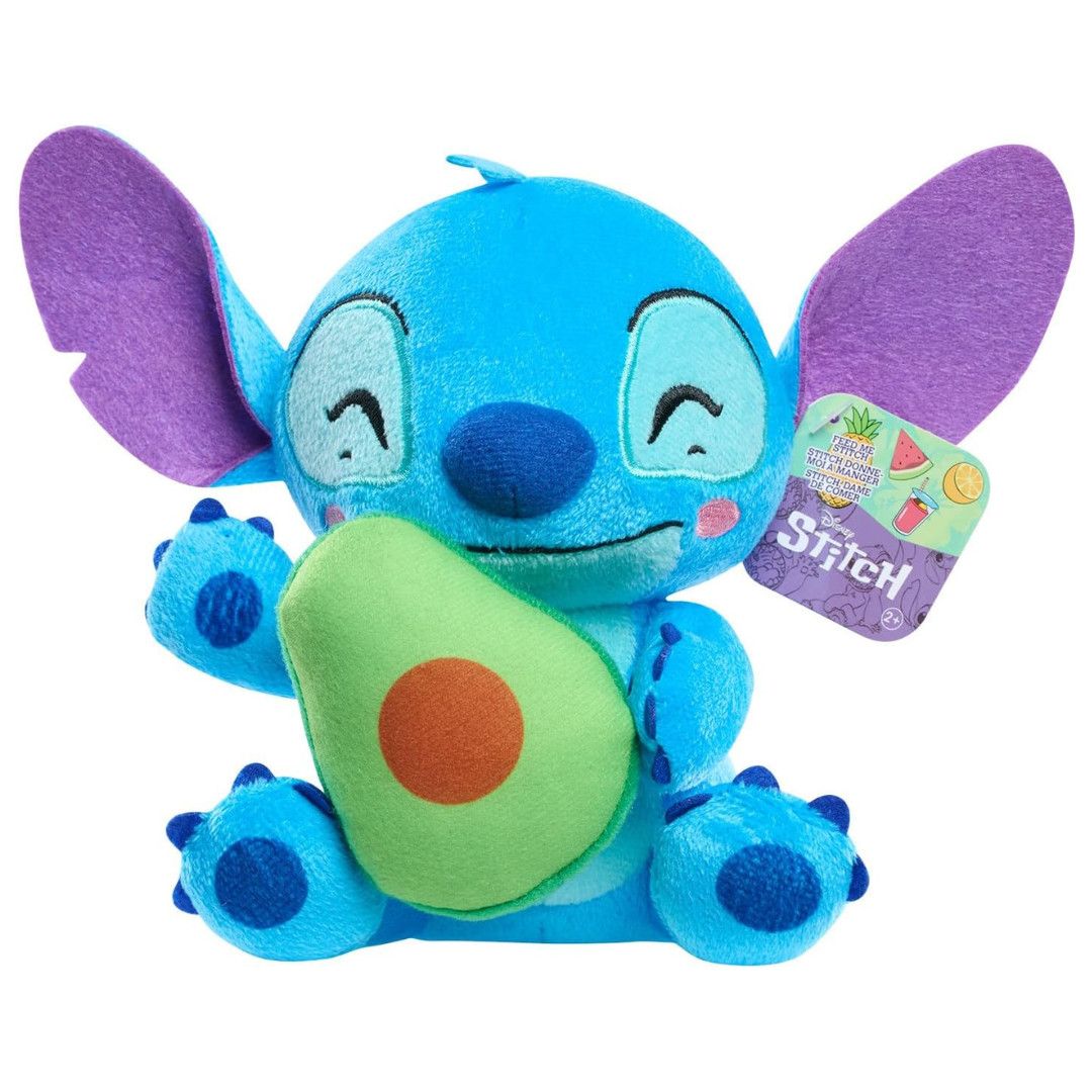 Disney Stitch Small 7'' Plush Stuffed Animal With Avocado