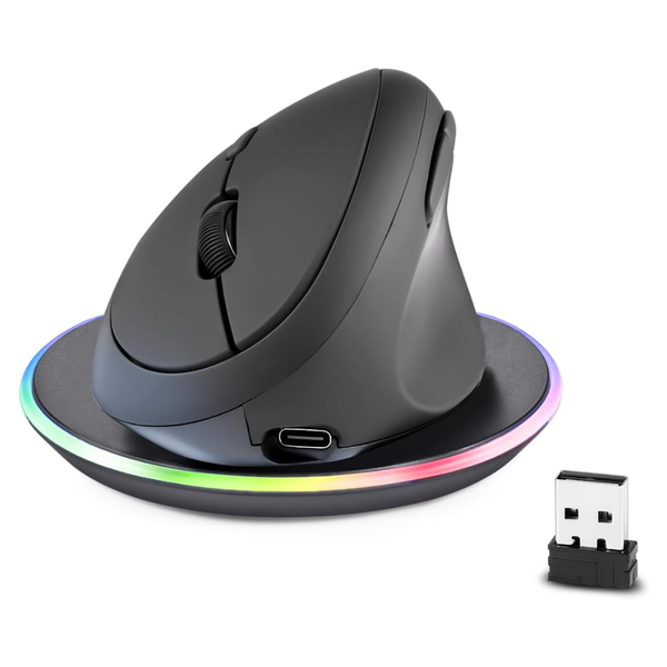 Perixx Wireless 2.4G Rechargeable Ergonomic Mouse