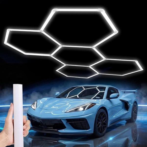 25-Pack Hexagon 26400LM 240W Super Bright LED Garage Light