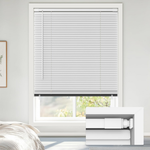 LazBlinds No Tools No Drill Cordless 1" Vinyl Mini Blinds