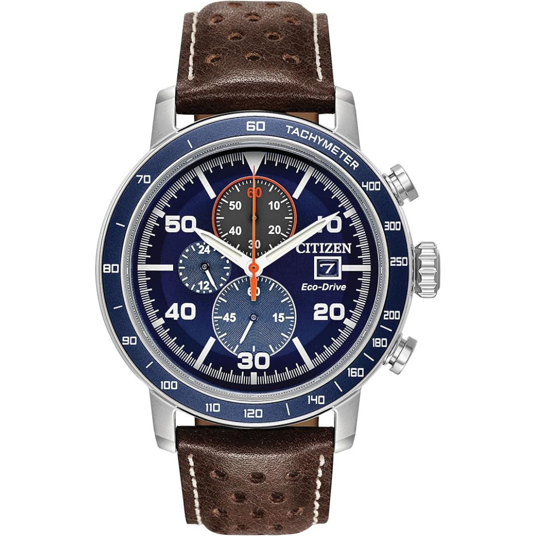 44mm Citizen Men's Eco-Drive Weekender Brycen Chronograph Watch