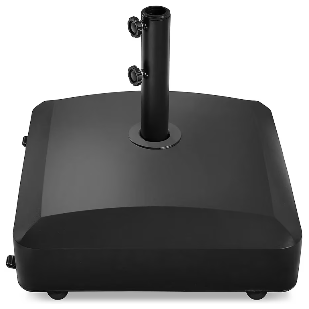 Best Choice Products 123lb Fillable Mobile Umbrella Base With Wheels