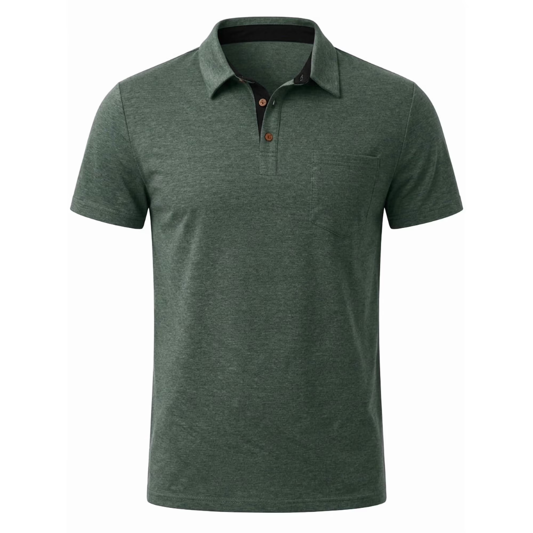 Men's Classic Collared Casual Cotton Polo Shirts (Various)