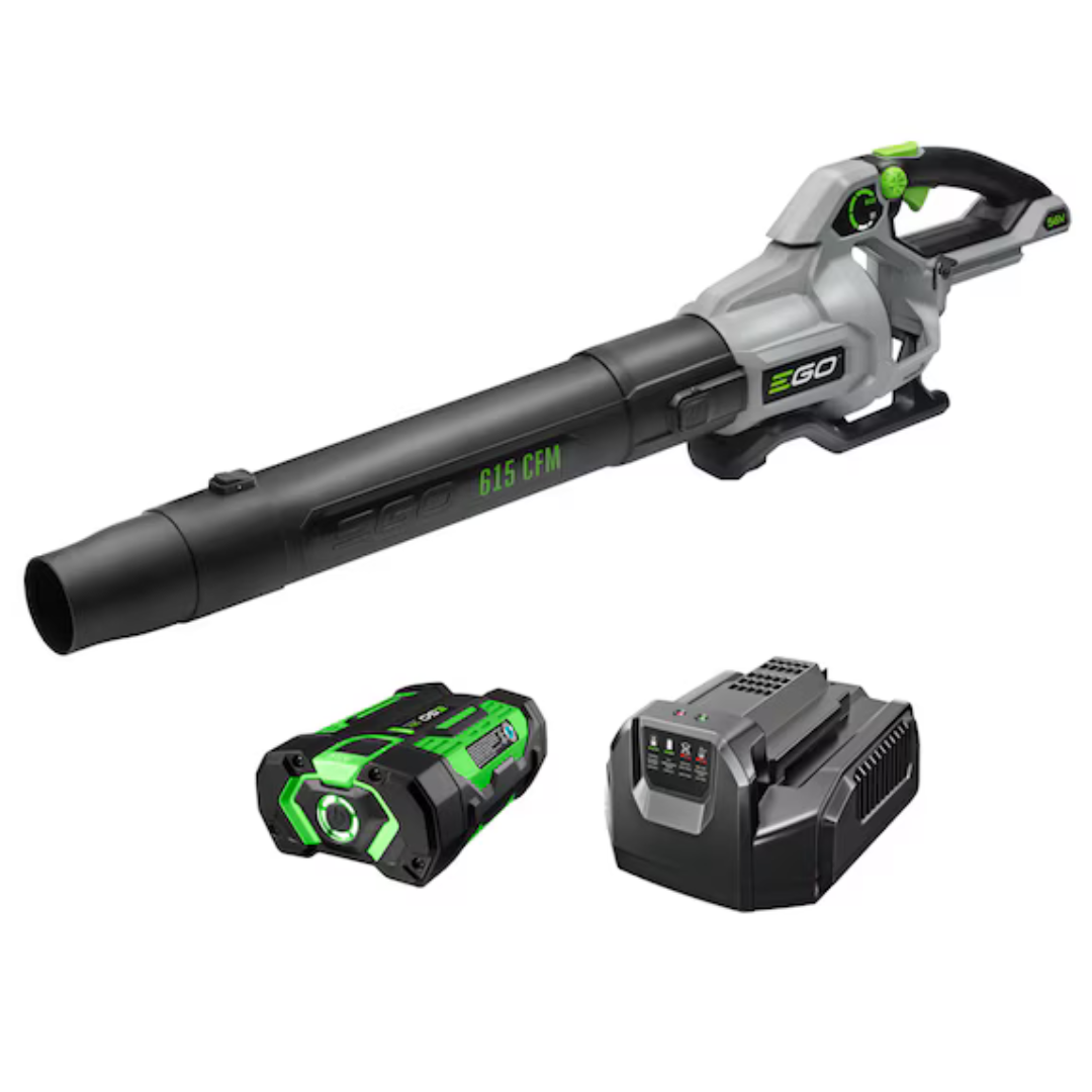EGO Power+ 615 CFM 56V Cordless Leaf Blower W/ Battery & Charger