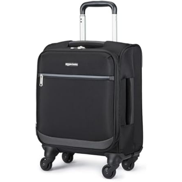 15" Amazon Basics Small Carry-On Softside Luggage with Wheels