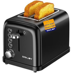 Ramjoy 900W 7 Shade Settings Stainless Steel 2-Slice Toaster