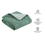 Mainstays Reversible Full/Queen Microfiber Comforter