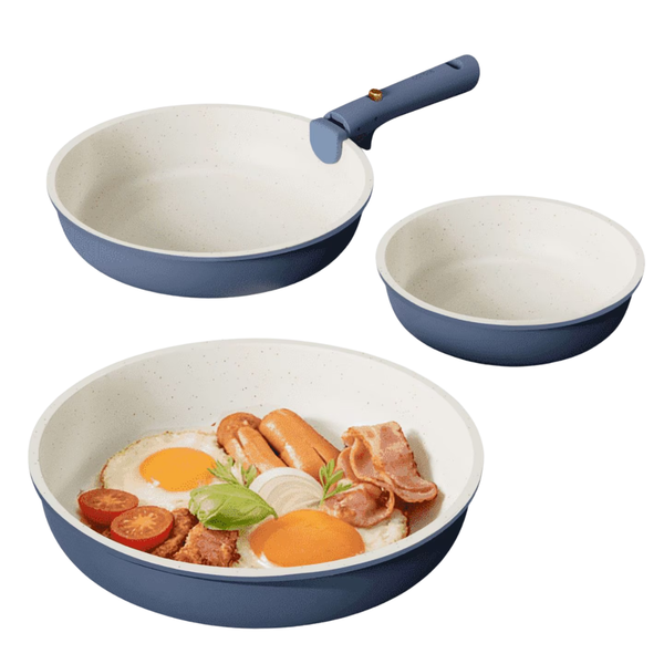 4-Piece Carote Nonstick Pots & Pans Cookware Sets