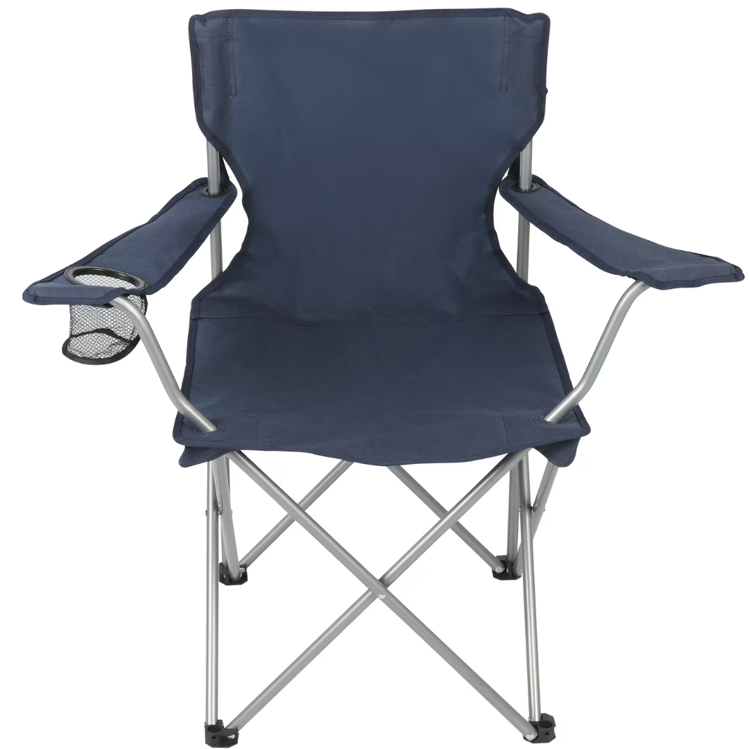Ozark Trail Quad Folding Camp Chair w/ Cup Holder