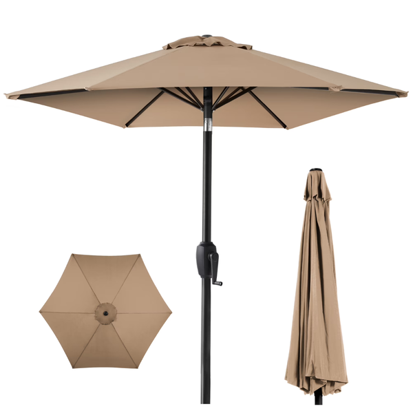 Best Choice Products 7.5ft Heavy-Duty Patio Umbrella
