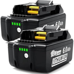 2-Packs Simple Plus+ 18v 6.0Ah Lithium-ion Replacement Batteries