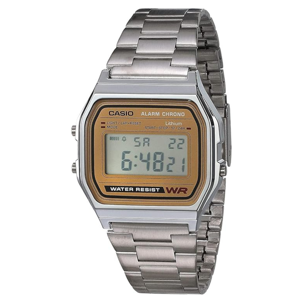 Casio Men's 33.2mm Classic Stainless Steel Digital Watch