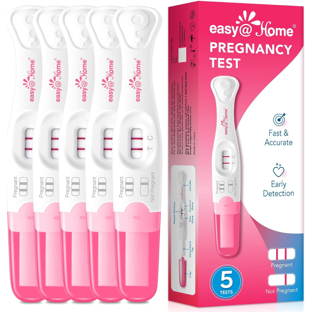 5-Count Easy@Home Pregnancy Test Sticks