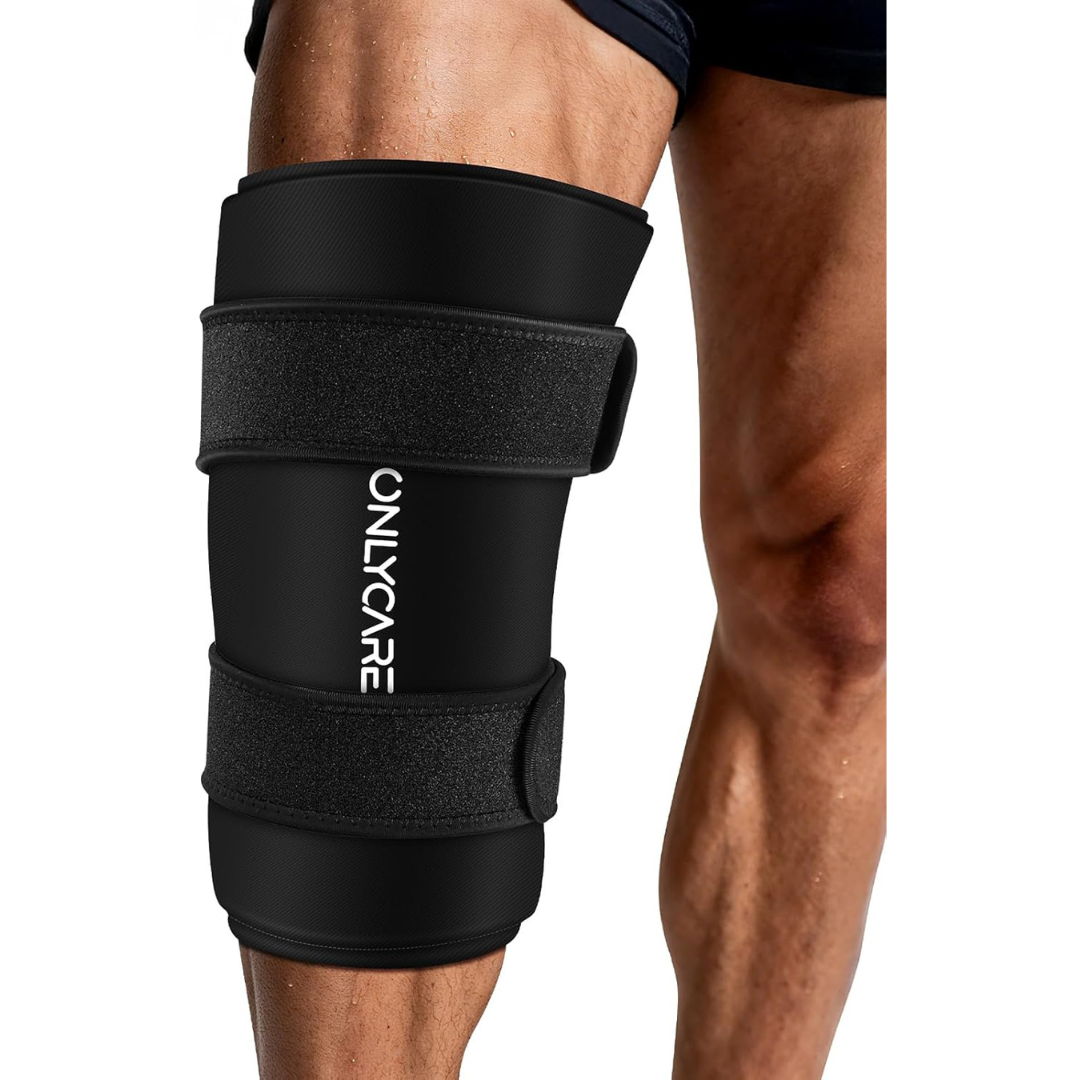 Onlycare Knee Ice-Pack Compression Sleeve W/ Gel Hot & Cold Therapy