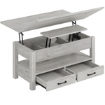 Rolanstar Multi-Function Lift Top Coffee Table W/ Drawers