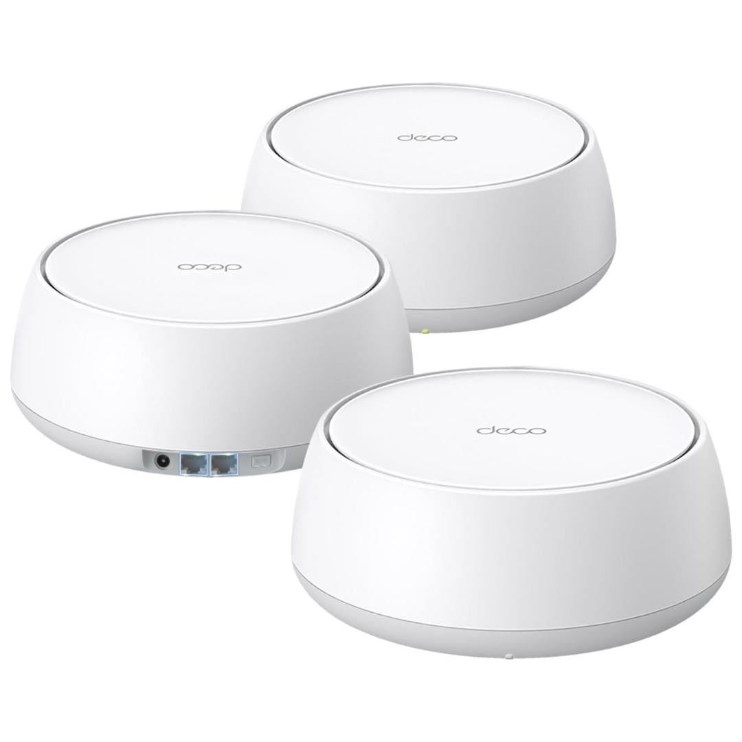 3-Pack TP-Link Dual-Band BE5000 WiFi 7 Mesh Wi-Fi System (Deco BE25)