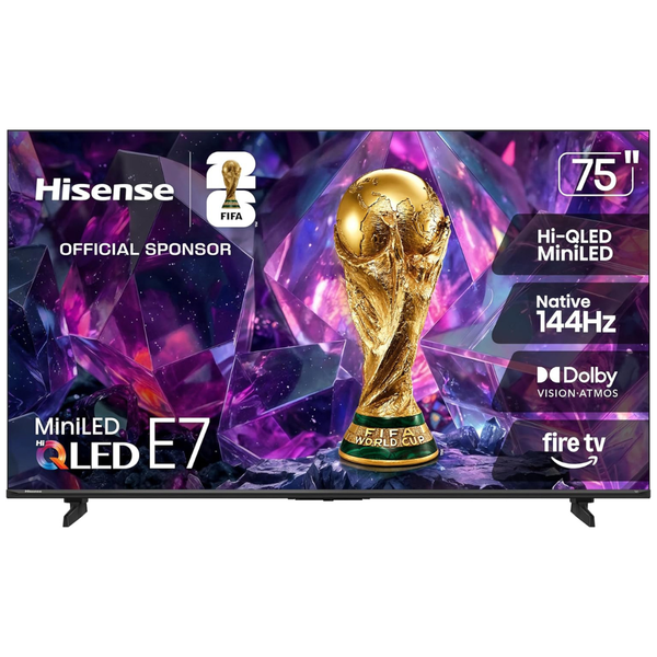 75" Hisense E7 Cinema Series Hi-QLED 4K Ultra HD Smart Mini-LED Fire TV
