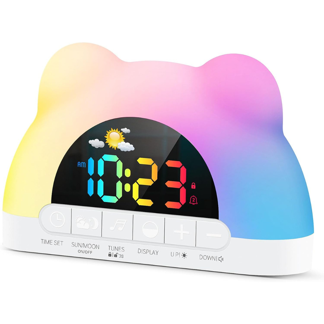 Azyh Alarm Clock With Green & Red Light