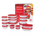 Rubbermaid EasyStore 36-Piece Food Storage Container Set