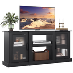 65" TV Media Console Cabinet w/ Storage & Open Shelves
