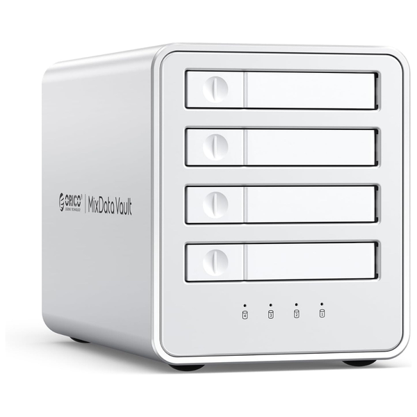ORICO 4-Bay Aluminum RAID Hard Drive Enclosure with Cooling Fan