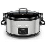 7QT Chefman Programmable Slow Cooker with Locking Lid + $5 Kohls Cash