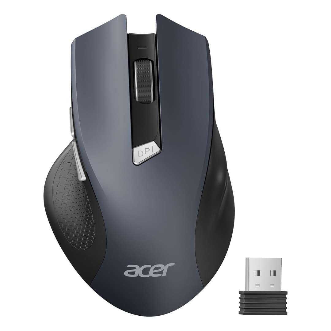 Acer 6-Button 1600 DPI 2.4GHz Wireless Mouse W/ USB Receiver