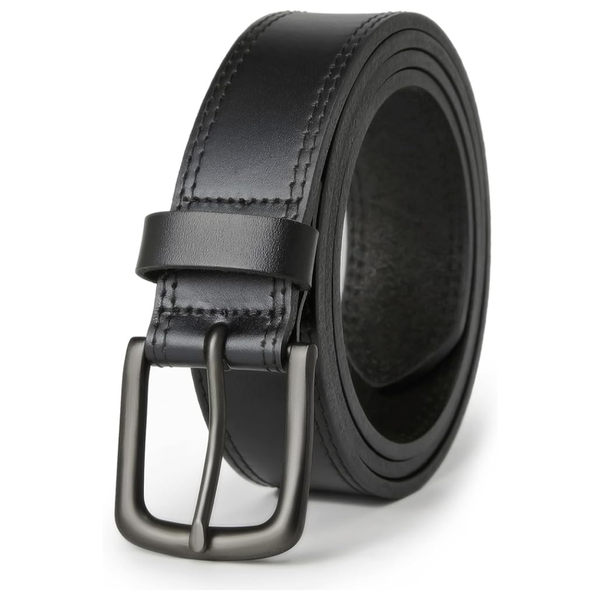 Men's Full Grain Leather Casual Every Day Jeans Belts