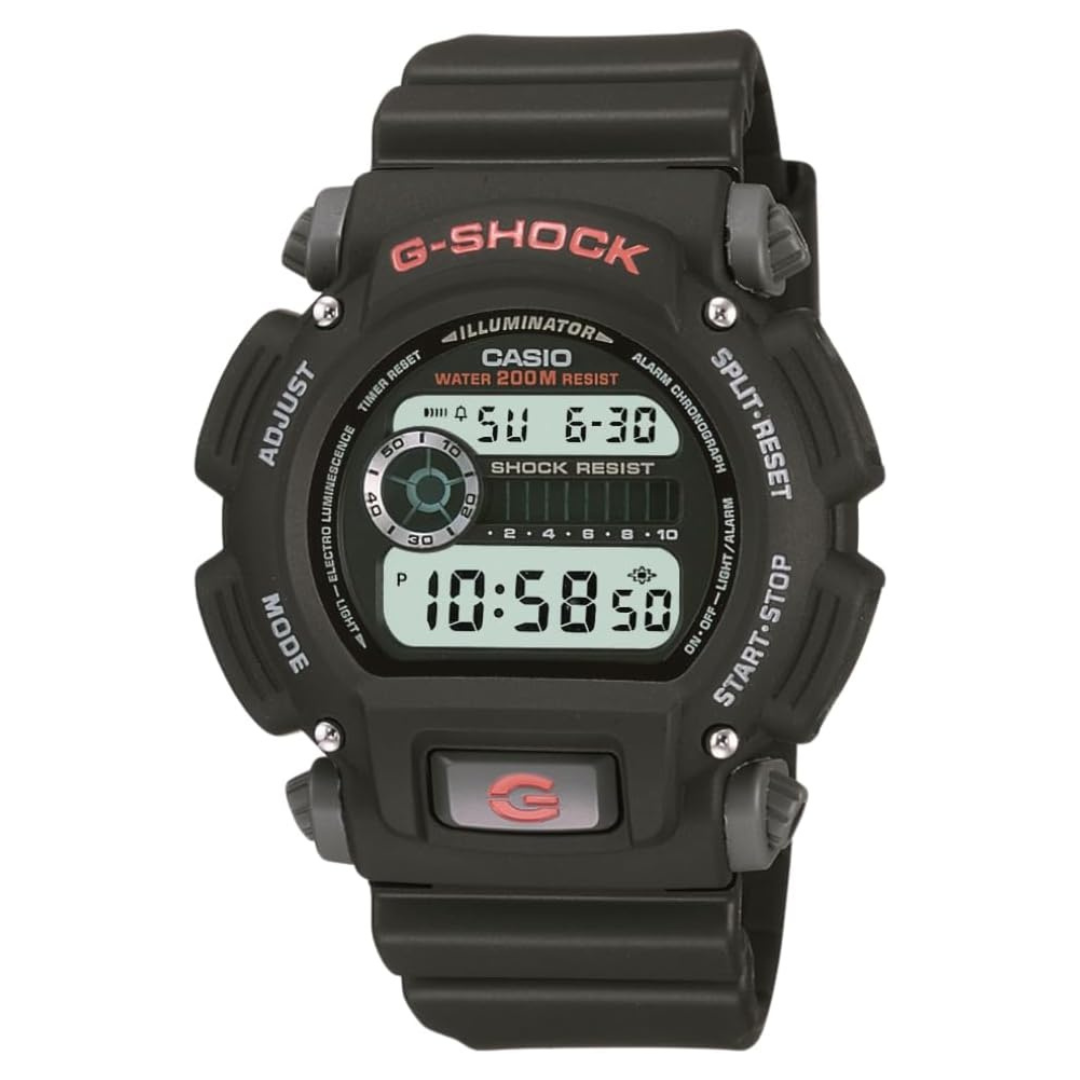 Casio Men's G-Shock DW9052-1V Shock Resistant Black Resin Sport Watch