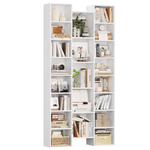 Homfa 21-Cube Wood Bookcase With Adjustable Shelves (Various)