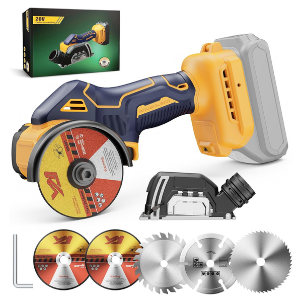Dewalt 20V 3" Cordless Cut Off Tool Kit (7 Blades)