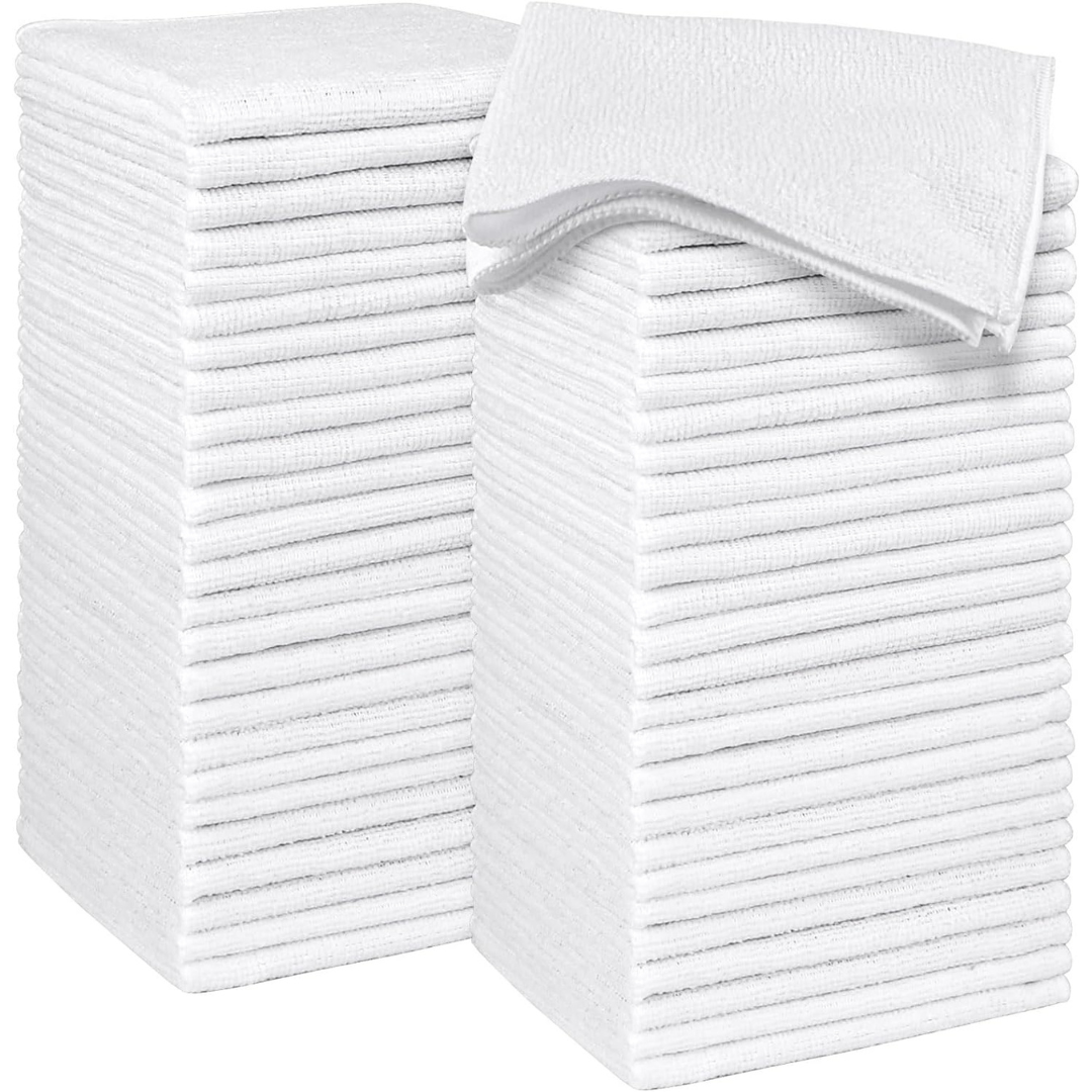 50-Pack Microfiber Multi-Purpose Washcloths Towel