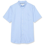 Amazon Essentials Men's Slim-Fit Short Sleeve Stretch Oxford Shirt