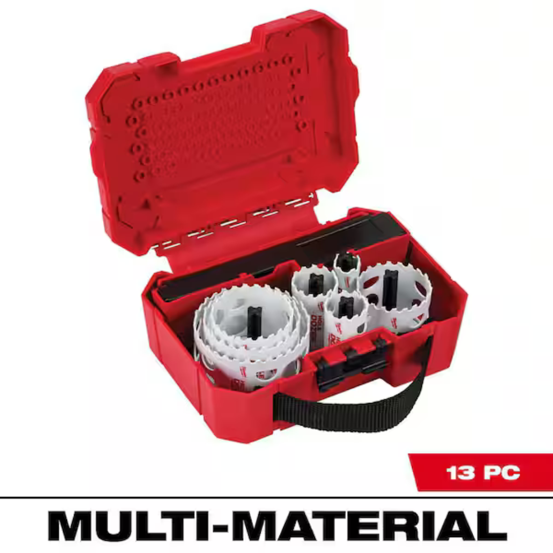 13-Piece Milwaukee Hole Dozer Bi-Metal Hole Saw Set