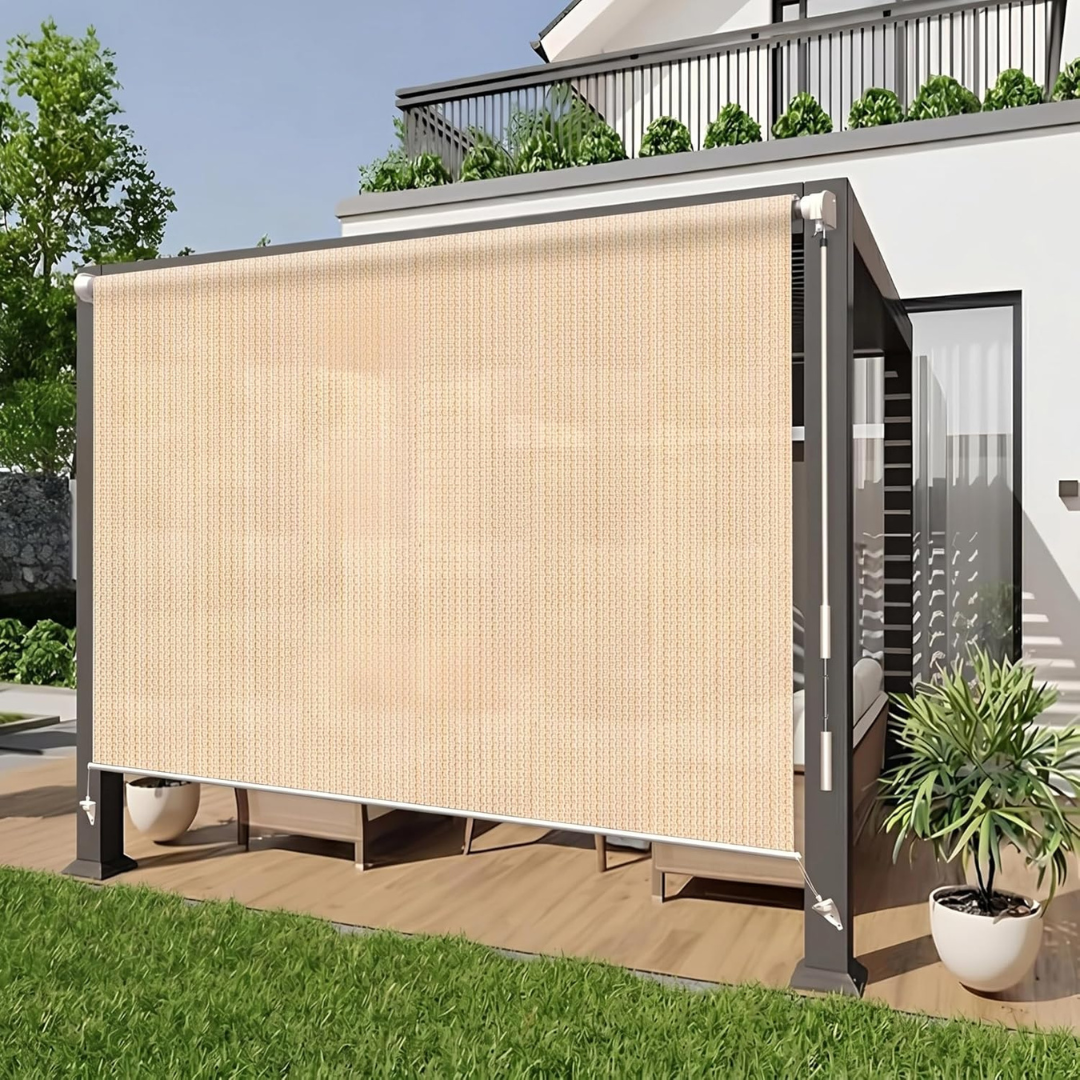 90% UV Block Outdoor Roller Shade (6Ft x 6Ft)
