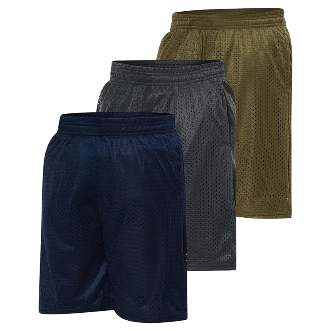 3-Pack Ultra Performance Boy's Basketball Shorts