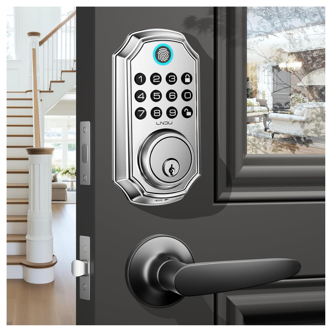 Smart Keyless Deadbolt Door Lock With Handleset