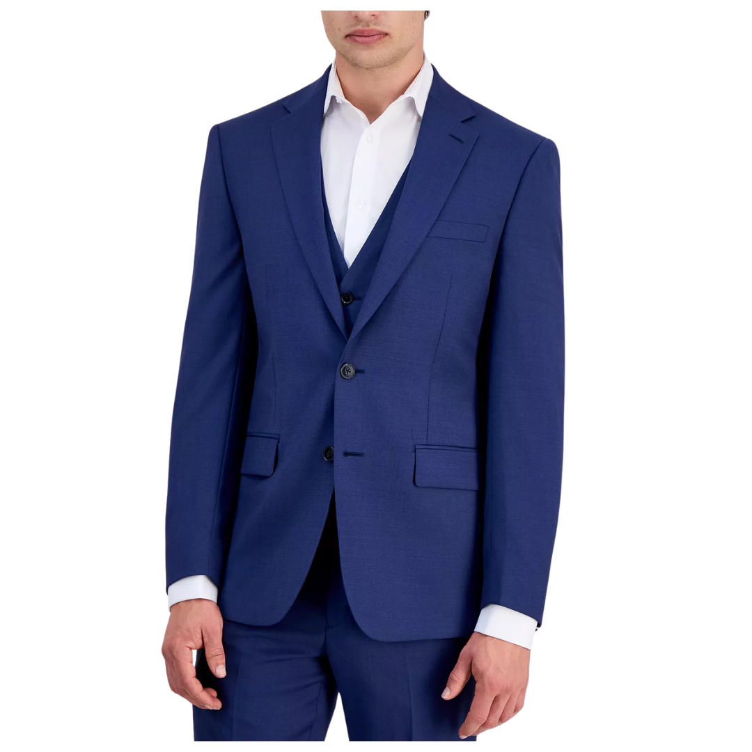Calvin Klein Men's Slim-Fit Wool-Blend Stretch Suit Jackets