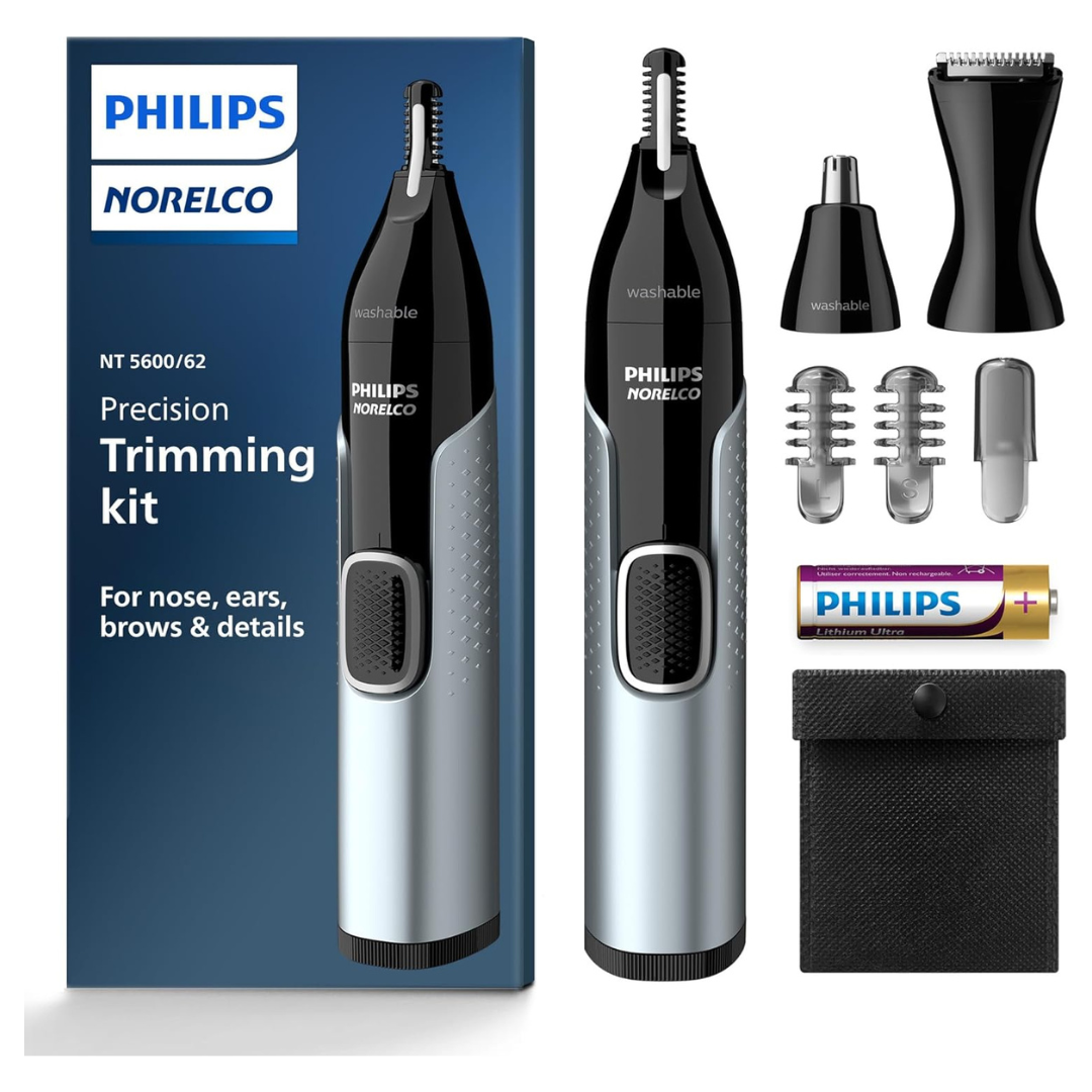 Philips Norelco Nose Trimmer 5000 For Nose, Ears, Eyebrows