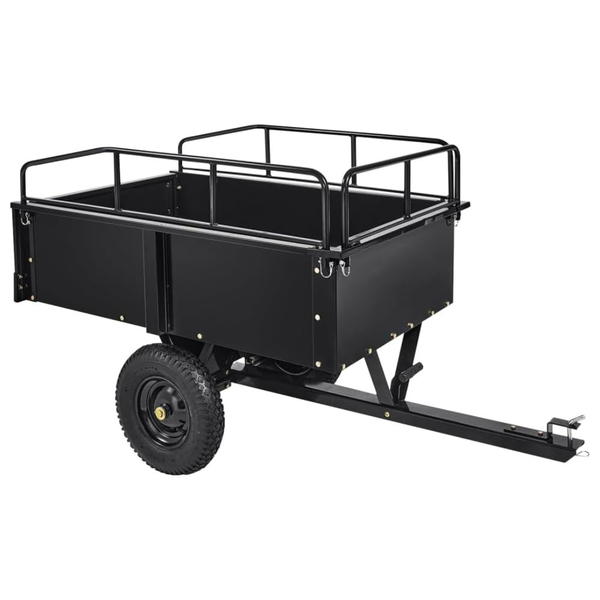 GarveeLife 750 lbs Heavy Duty Steel Garden Utility Trailer