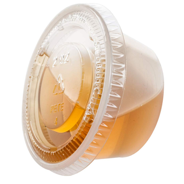 100-Count 2-Oz Disposable Plastic Cups With Lids
