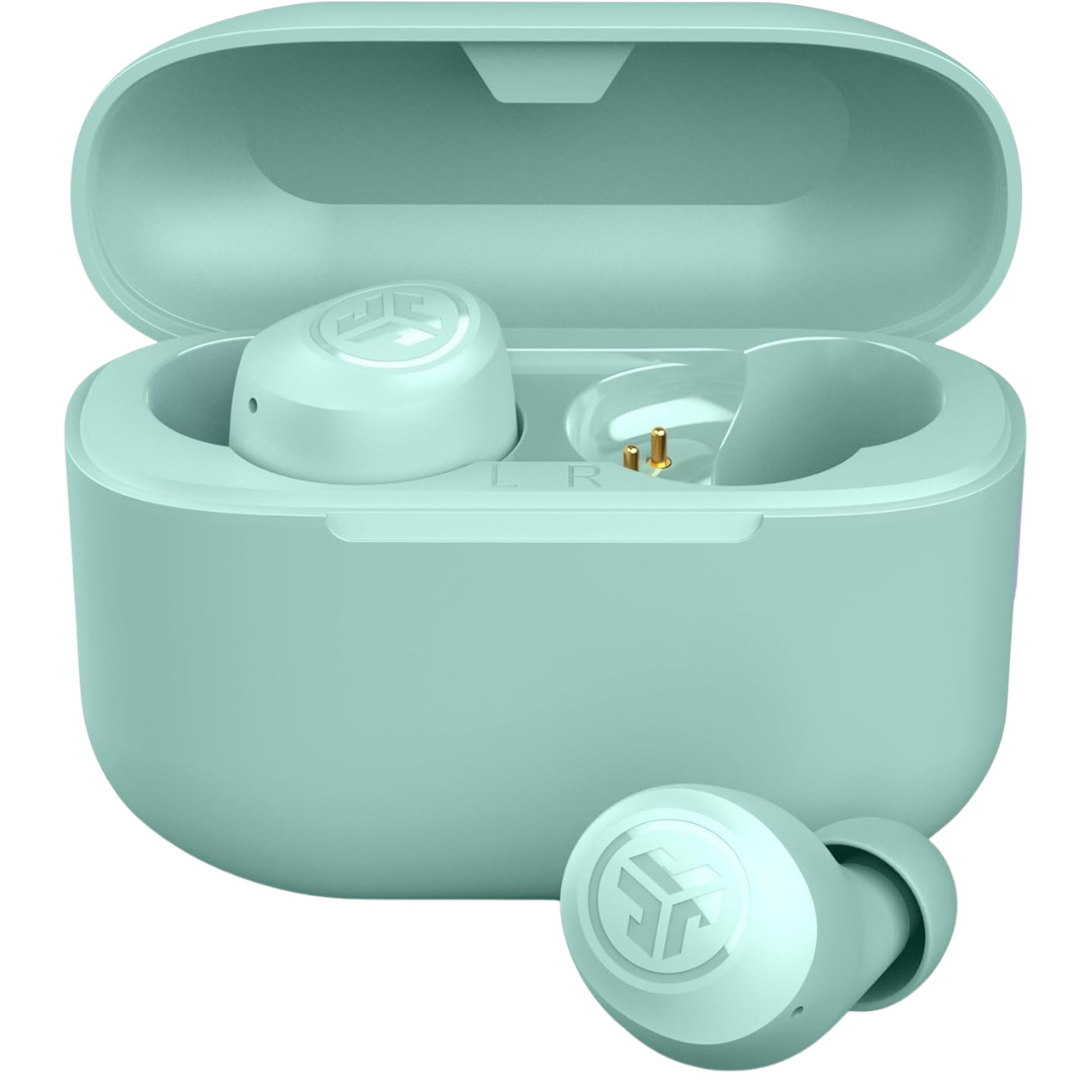 JLab Go Air Pop+ True Wireless Earbuds With Microphone (Mint)