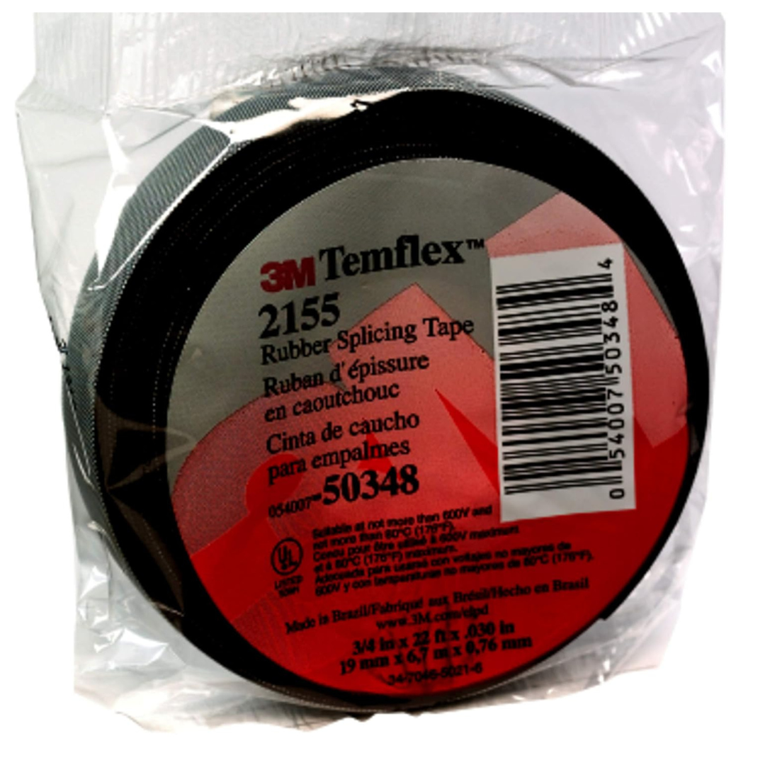 3M Temflex Rubber Splicing Tape (3/4" X 22ft)