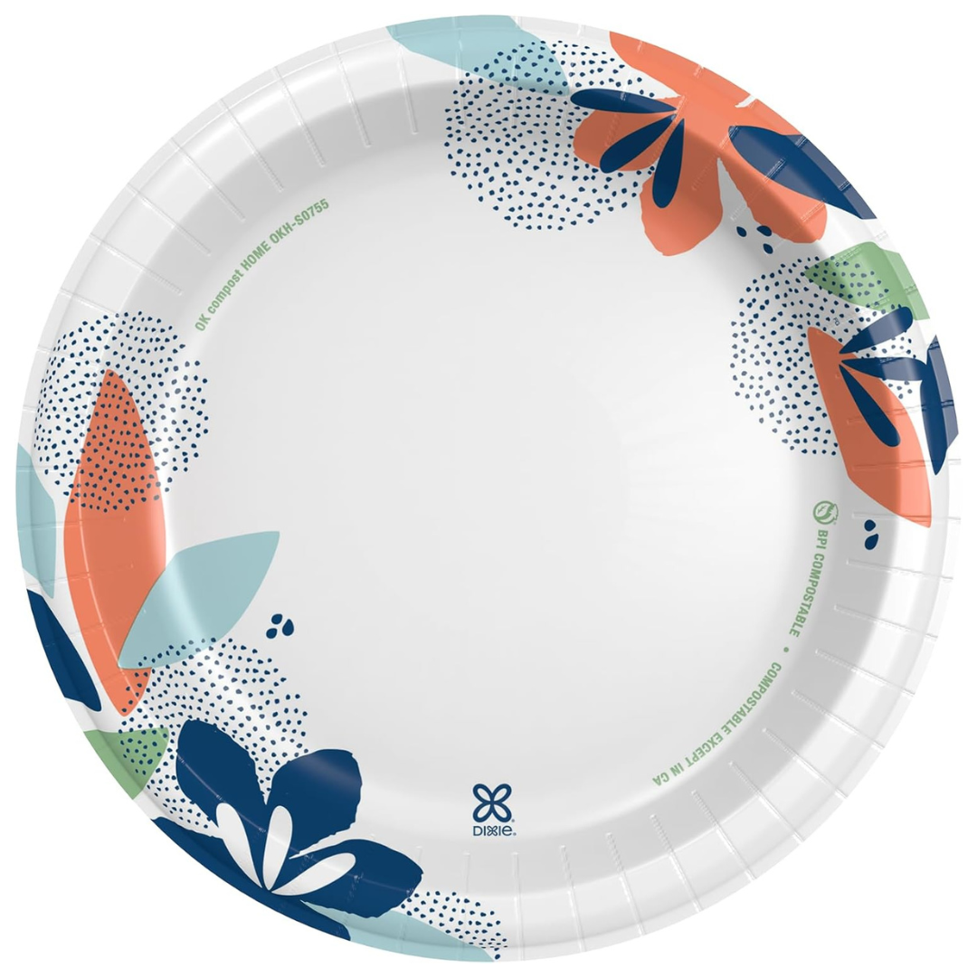 54-Count Dixie 10" Disposable Large Paper Plates