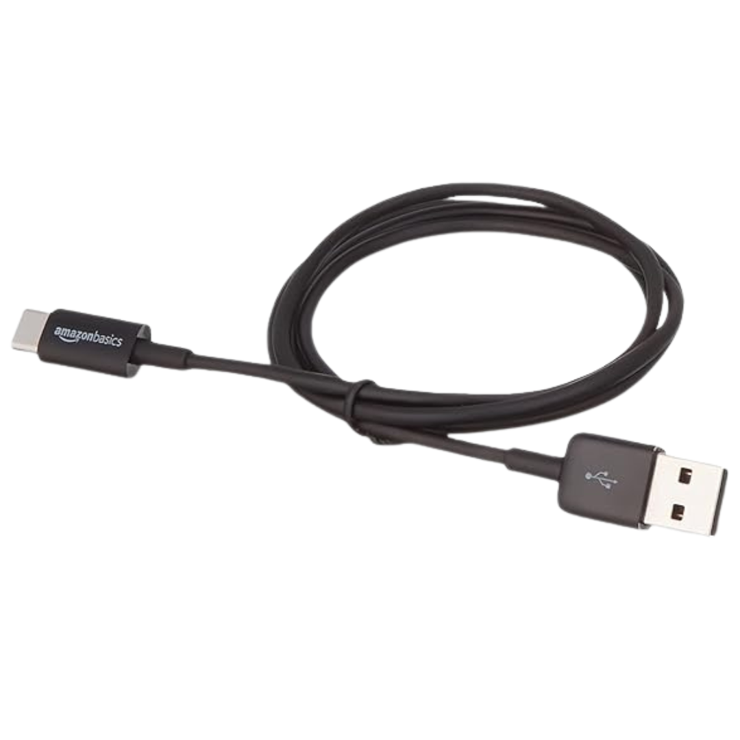 24-Pack Of 5 Amazon Basics 3' USB-C To USB-A 2.0 Male Cable (120-Count Total)